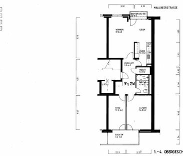 Nähe Badischer Bahnhof und Erlenmattpark - 3 1/2 Zimmer-Wohnung im ... - Photo 2