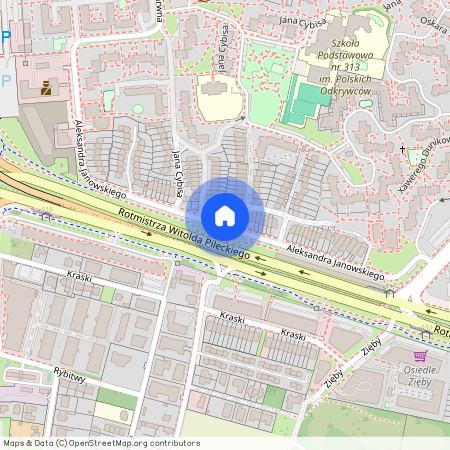 Warszawa, Ursynów, Ursynów, Północny, Aleksandra, Janowskiego