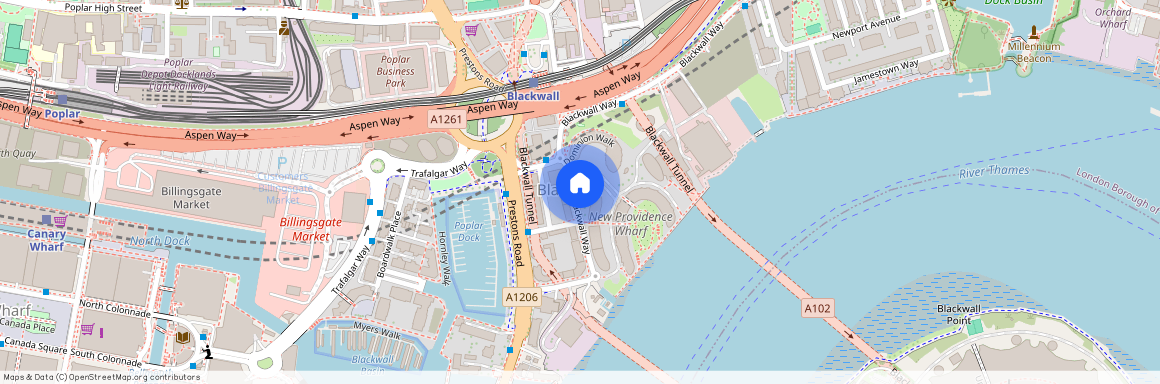 Flat 214, 99 Blackwall way, London
