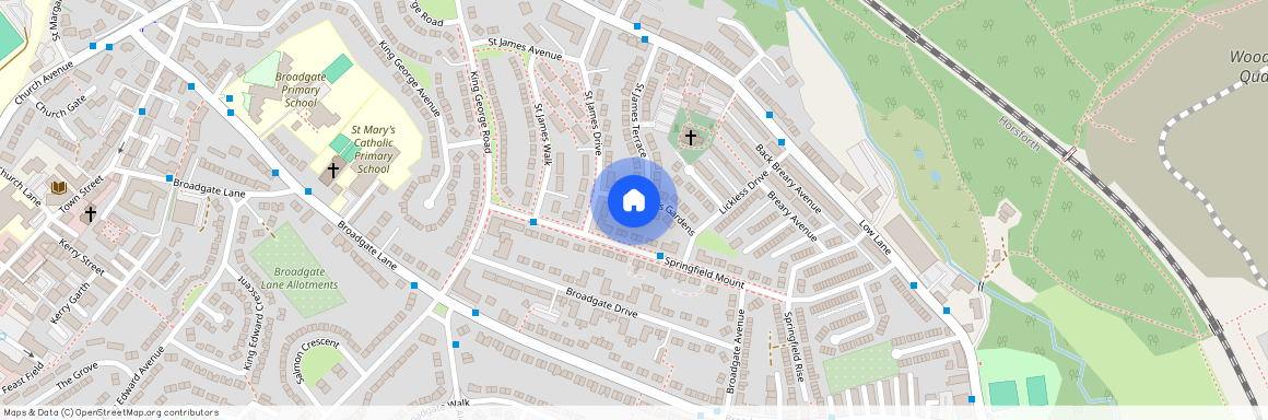 Lickless Gardens, Horsforth, Leeds, West Yorkshire, LS18