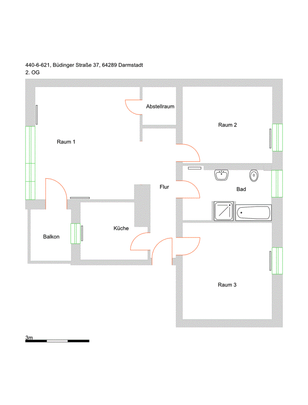 Praktisch geschnittene 3-Zimmer-Wohnung ab November zu vermieten! - Photo 1