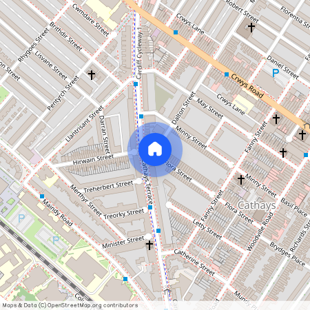 Flora Street, Cathays, Cardiff