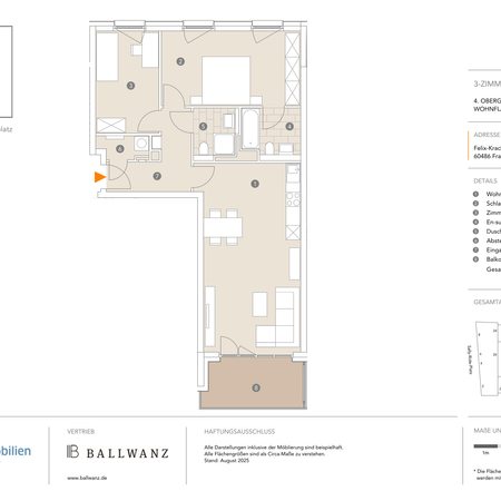 Charmante 3-Zimmer-Wohnung mit Balkon zum Wohlfühlen - Photo 4