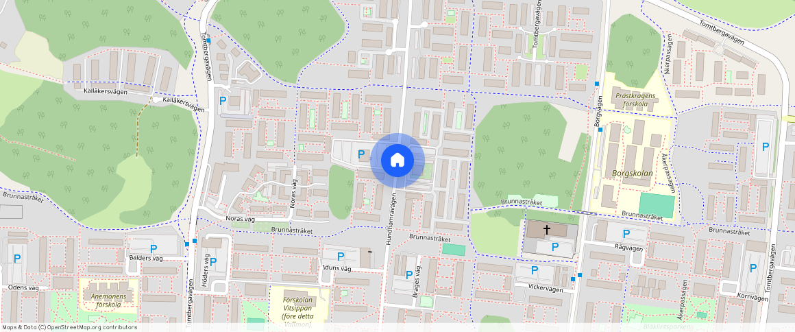 Hundhamravägen, Norsborg