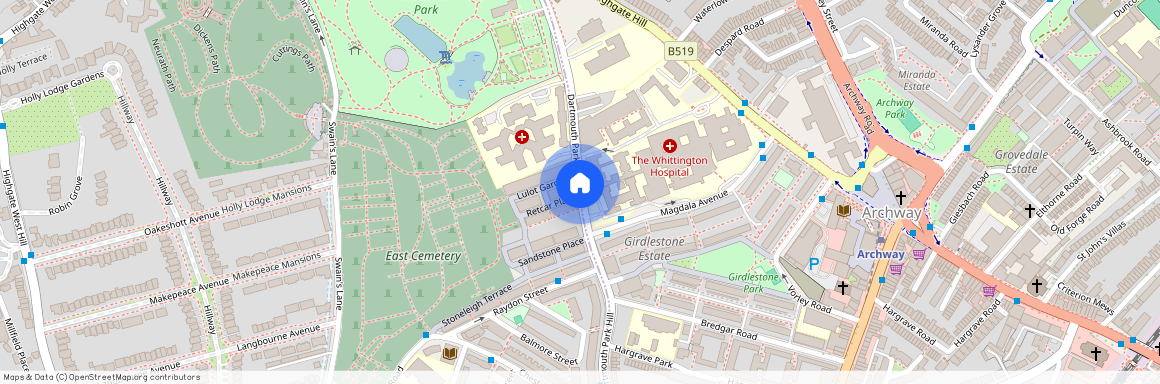 Dartmouth Park Hill, Archway, N19