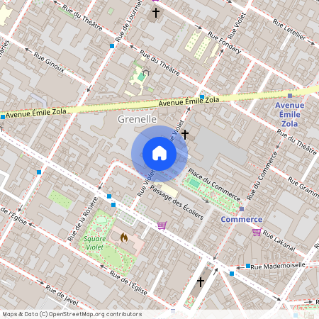 Building Rue Violet - airbnyou - 1068347 - PAR, Rue Violet, Paris