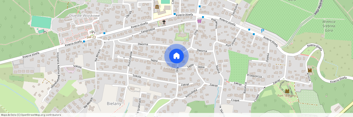 ul. Orla, Bielany, Zwierzyniec, Kraków, małopolskie