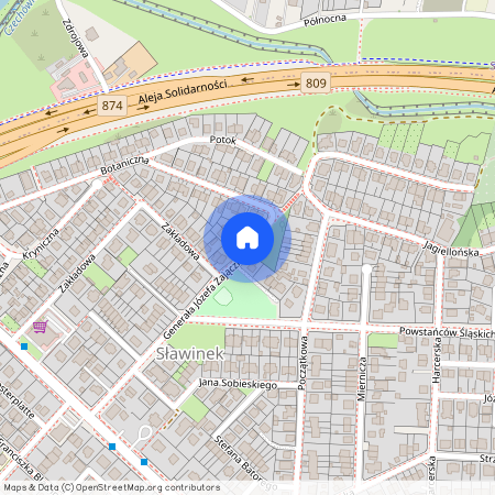 ul. gen. Józefa Zajączka, Sławinek, Lublin, lubelskie