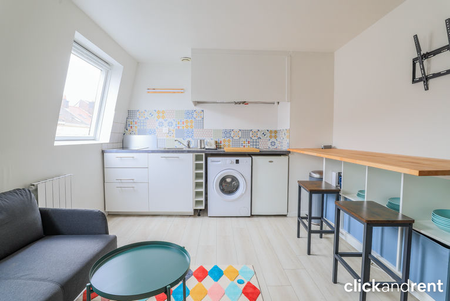 Superbe T3 de 2 chambres, entièrement meublé – Lille Wazemmes - Photo 5