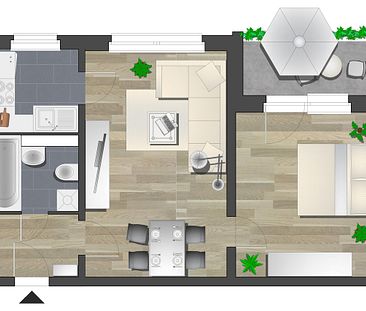 2-Raum-Wohnung in Bernsdorf - Foto 6