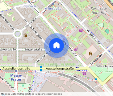 Möbeliertes Zimmer (mit neuem Bett) bei Messe/Prater 1min von der U... - Foto 1