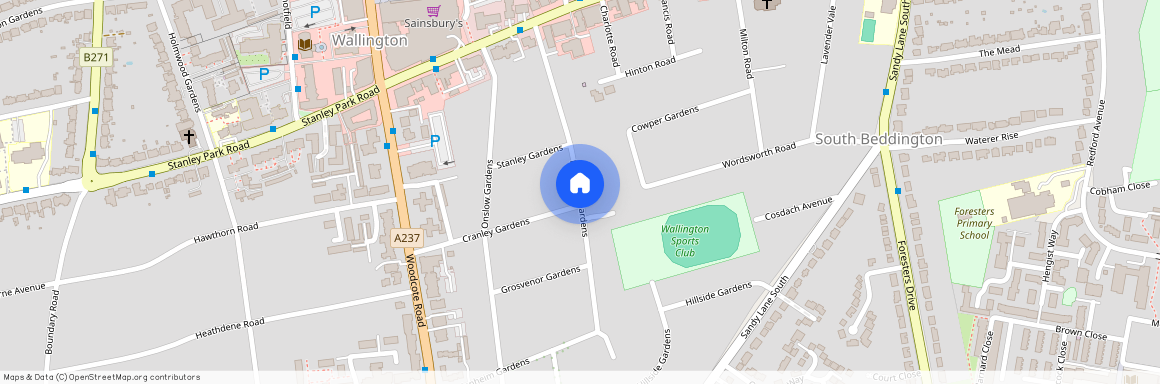 Blenheim Gardens, Wallington, SM6