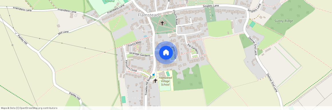 College Close, Flamstead, St. Albans, Hertfordshire, AL3