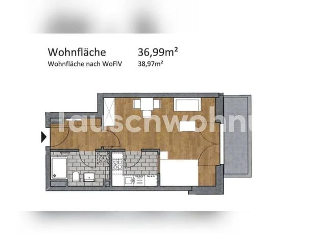 TAUSCHWOHNUNG Schöne Neubau 1-Zimmer Wohnung Hammerbrook - Photo 1