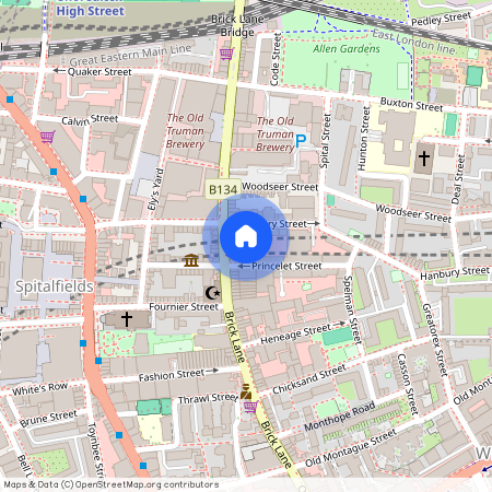 29, 31, 33, 35, 37, 39, 41, 43, 45, 47, 49, 51 Princelet Street, Spitalfields, London, E1 5LP, United Kingdom