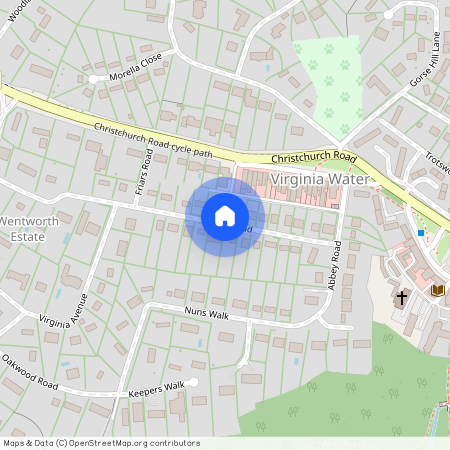 Monks Road, Virginia Water, Surrey, GU25