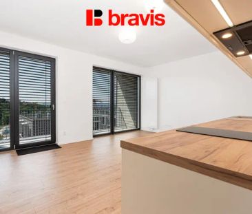 Pronájem bytu 1+kk, čtvrť Pod Hády, ul. Pod Kavkami, novostavba, pa... - Fotografie 2