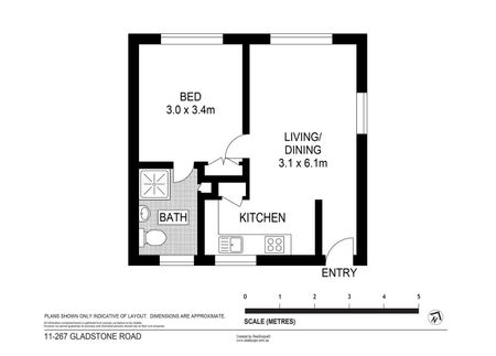 Cute one bed unit close to transport - Photo 2