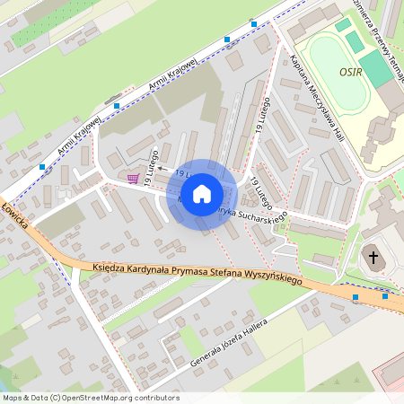 ul. mjr. Henryka Sucharskiego, Skierniewice, łódzkie