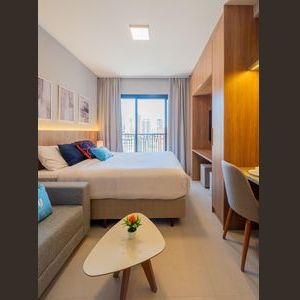 Studio para alugar com 27m², 1 quarto e sem vaga - Foto 3