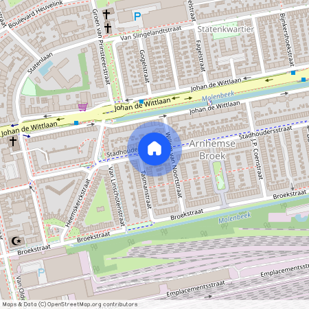 Arnhemse Broek, 6828 SM, Stadhoudersstraat, Arnhem