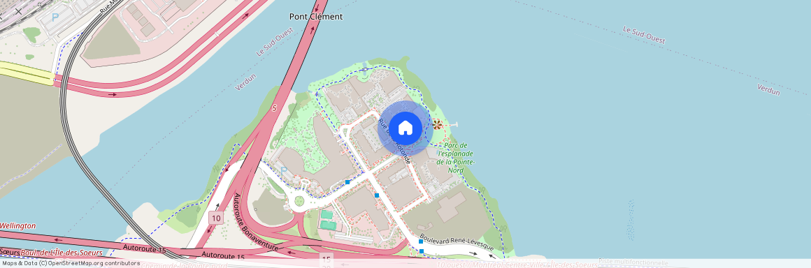 299 Rue de la Rotonde, app. 1409, Montréal (Verdun/Île-des-Soeurs), H3E0C6