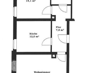 **Zentral- ruhige, helle 2 Zimmer Wohnung** - Photo 4