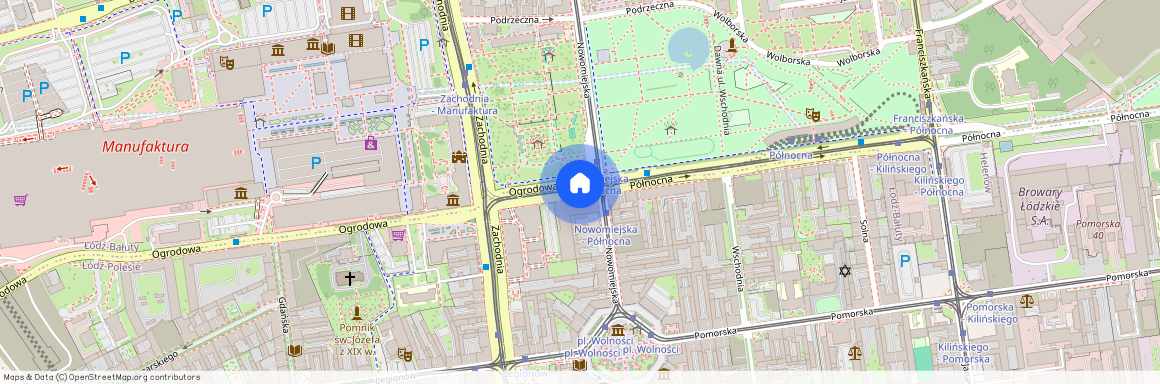 ul. Ogrodowa, Centrum, Śródmieście, Łódź, łódzkie