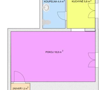 Pronájem bytu 1+1, 30 m - Photo 5