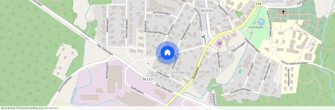 Kilingevägen, Glimåkra