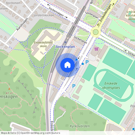 Enskedefältet, Stockholm, Enskedevägen 112