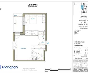 Location Appartement 2 pièces 46m² ST HERBLAIN 44800 - Photo 3