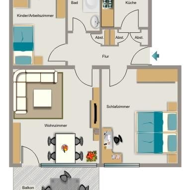 Die passende Wohnung von VIVAWEST mit Wohnberechtigungsschein. - Foto 4