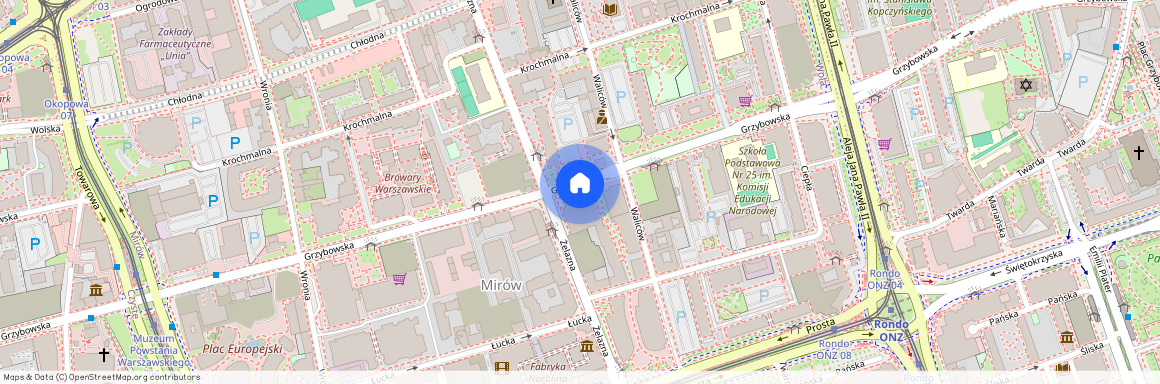 Grzybowska 43A, Mirów, Wola, Warszawa, mazowieckie