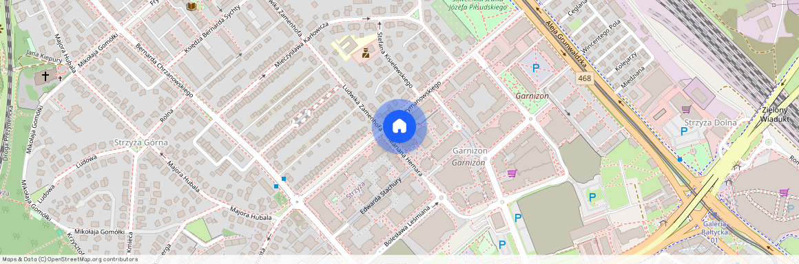 ul. Karola Szymanowskiego, Strzyża, Gdańsk, pomorskie