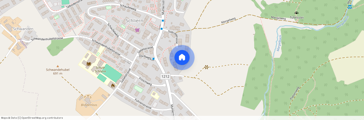 Sollrütistrasse 36, 3098 Schliern b. Köniz BE, Lageplan