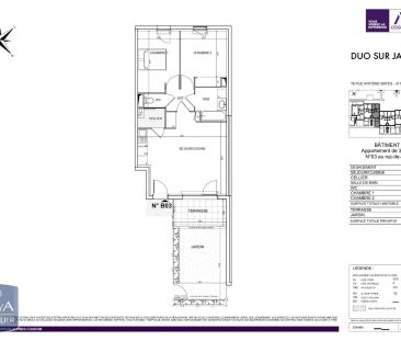 Appartement à louer 3 pièces 60.52m² - Photo 1