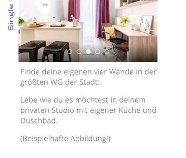 Studenten Apartment zu vermieten- Nachmieter gesucht in Freiburg - Photo 1