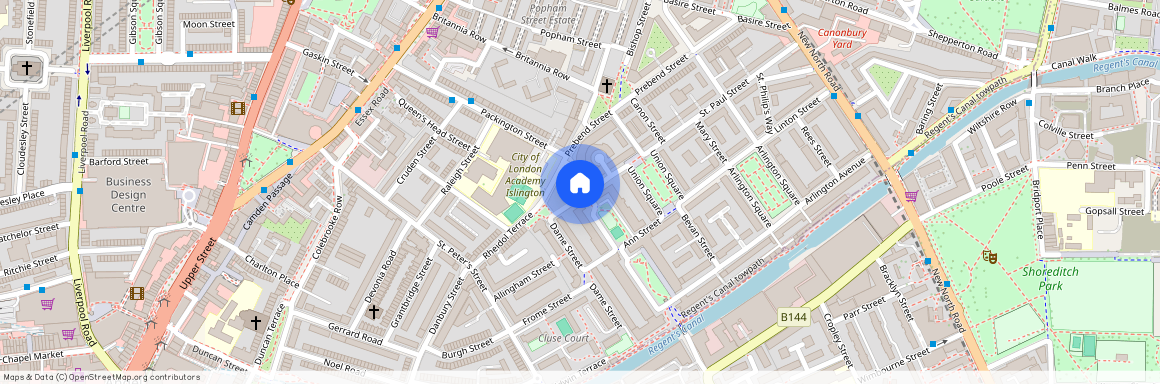 Packington Street, Islington, London, N1