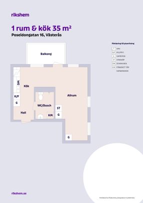 Poseidongatan 16, Västerås - Photo 1