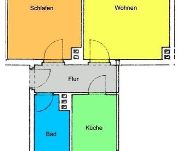 Wohlfühlwohnung in traumhaft grüner Lage! Tageslichtbad, separate K... - Photo 2