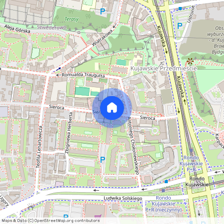 ul. Sieroca, Szwederowo, Bydgoszcz, kujawsko-pomorskie