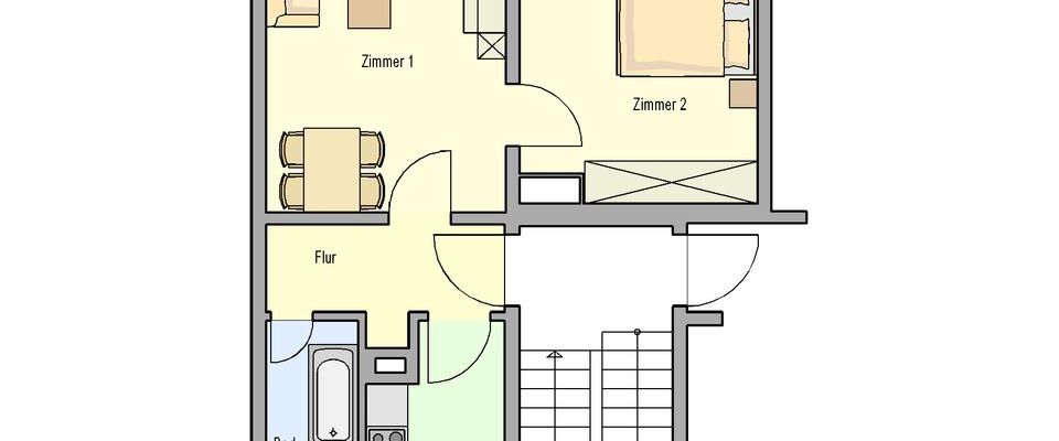 Schöne 2 Zimmer Wohnung ! - Foto 1