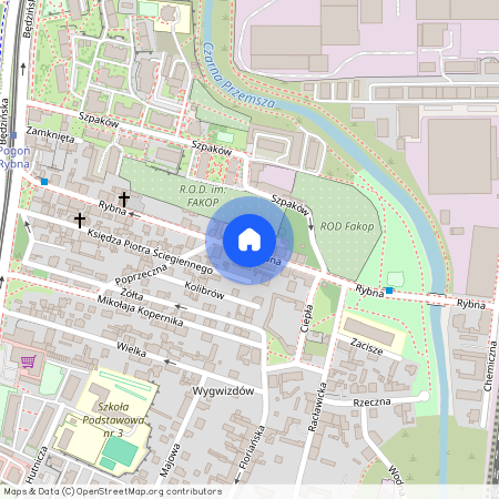 ul. Rybna, Pogoń, Sosnowiec, śląskie