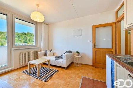 Pronájem bytu 1+1 se dvěma balkony Brno Žabovřesky, ulice Vychodilova - Fotografie 2