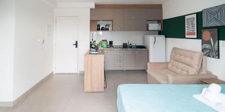 Studio para alugar com 29m², 0 quarto e sem vaga - Foto 3