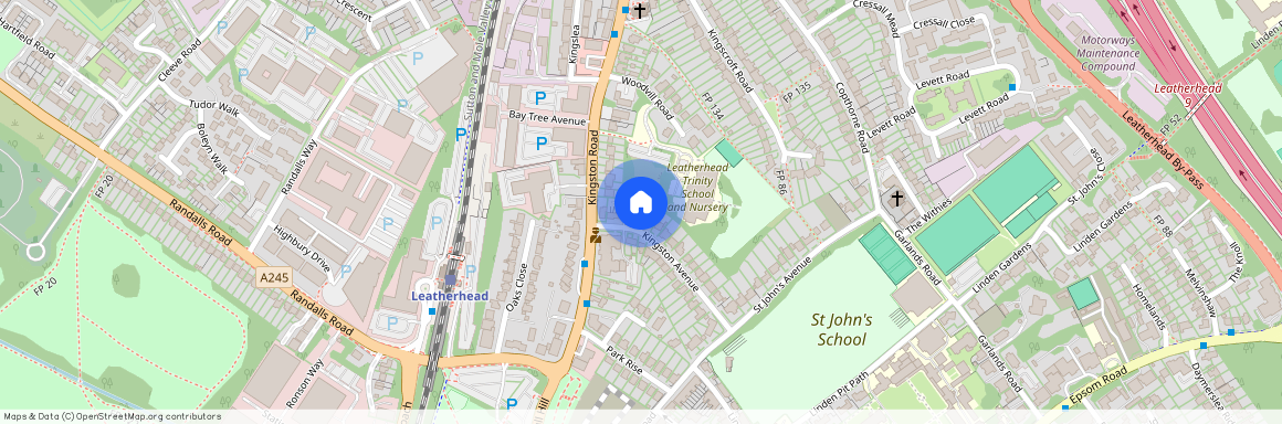 Randolph Court, 22 Kingston Avenue, Leatherhead, Surrey, KT22