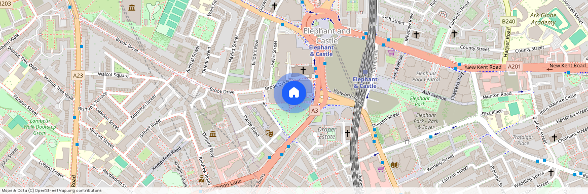 St Gabriel Walk, One The Elephant, Elephant & Castle, London, SE1