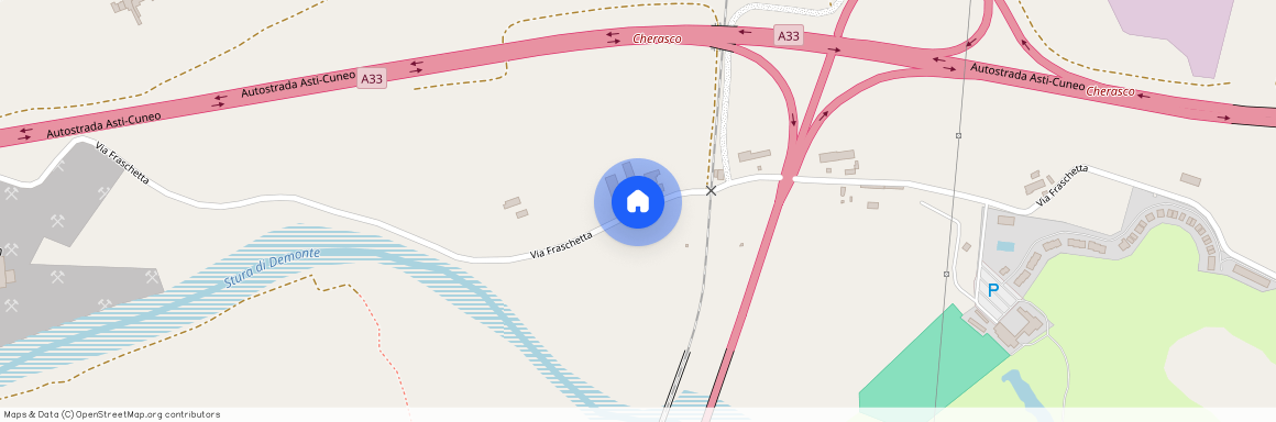 Cherasco, Via Fraschetta - Fraschetta