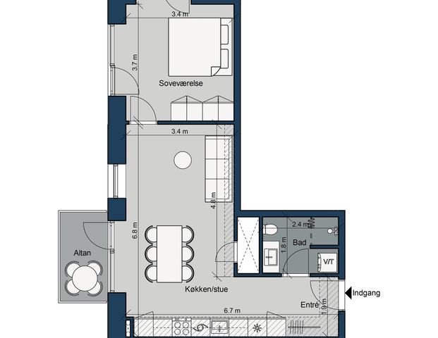 Østre Havnepark 27, 5. lejl. 4 - Foto 1
